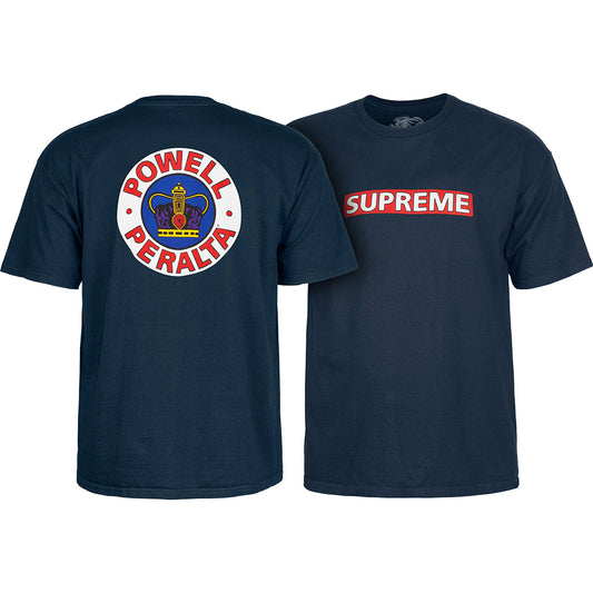 Powell Peralta Supreme T-Shirt- Navy