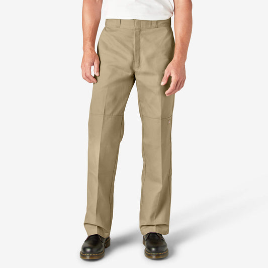 DICKIES Loose Fit Double Knee Twill Work Pants Tan