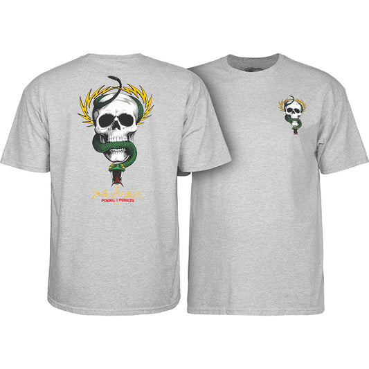 Powell Peralta Mike McGill Skull & Snake T-shirt - Grey