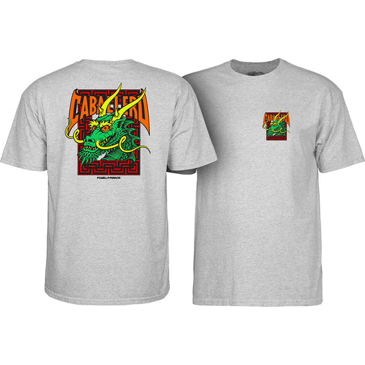 Powell Peralta Steve Caballero Street Dragon T-shirt - Grey