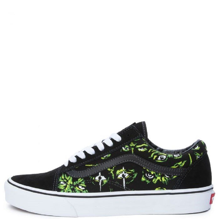 VANS OLD SKOOL EYES IN THE DARK BLACK / GREEN