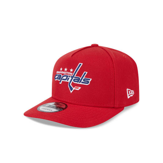 WASHINGTON CAPITALS 9FIFTY A-FRAME NEW ERA NHL RED SNAPBACK HAT