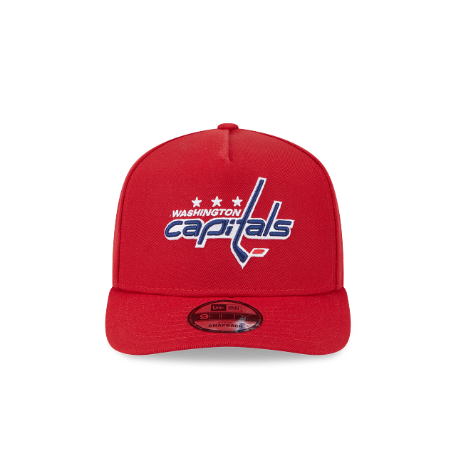 WASHINGTON CAPITALS 9FIFTY A-FRAME NEW ERA NHL RED SNAPBACK HAT