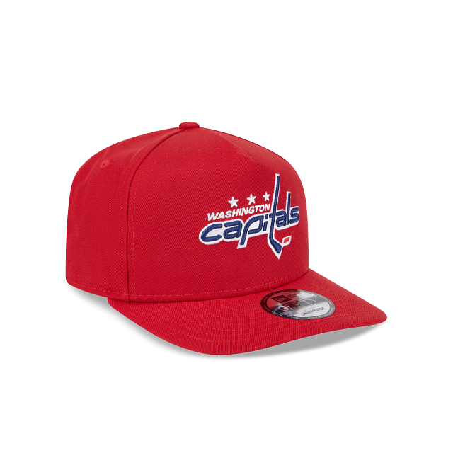 WASHINGTON CAPITALS 9FIFTY A-FRAME NEW ERA NHL RED SNAPBACK HAT