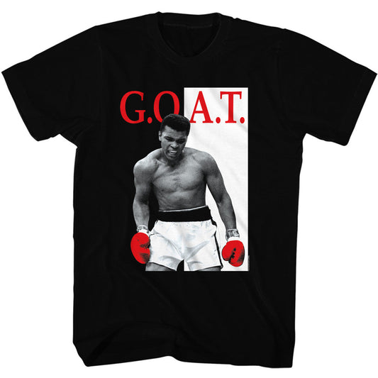 MUHAMMAD ALI "THE GOAT" T-SHIRT - BLACK