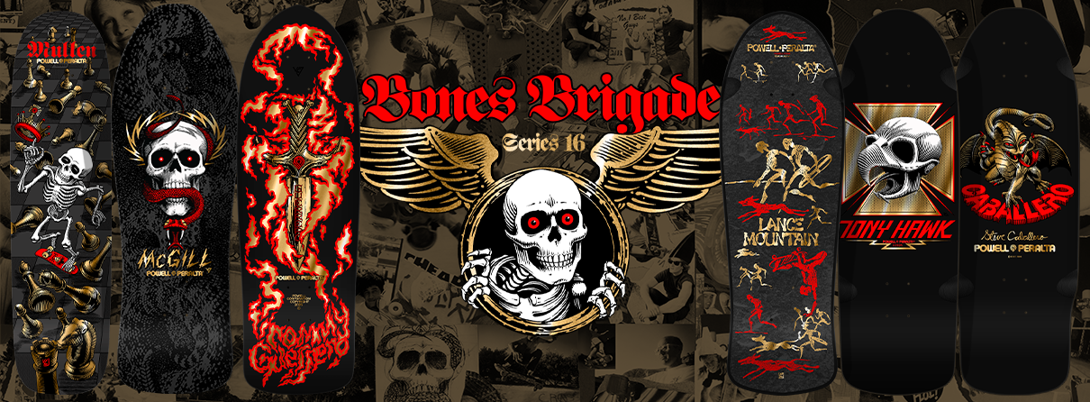 BONES BRIGADE SERIES 16 COMPLETE SET - ALL 6 DECKS