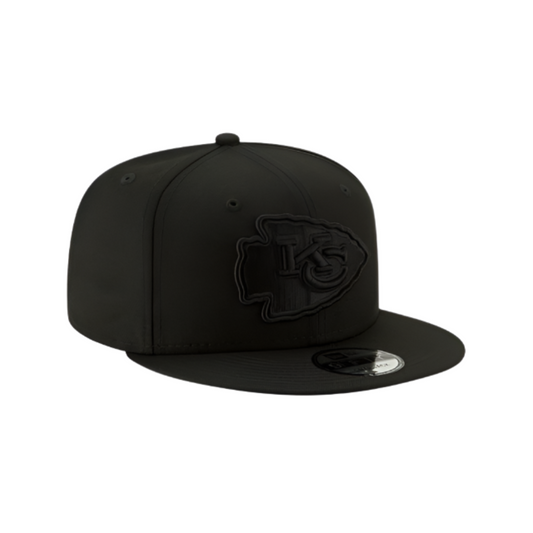 KANSAS CITY CHIEFS 9FIFTY NFL NEW ERA BLACKOUT SNAPBACK HAT