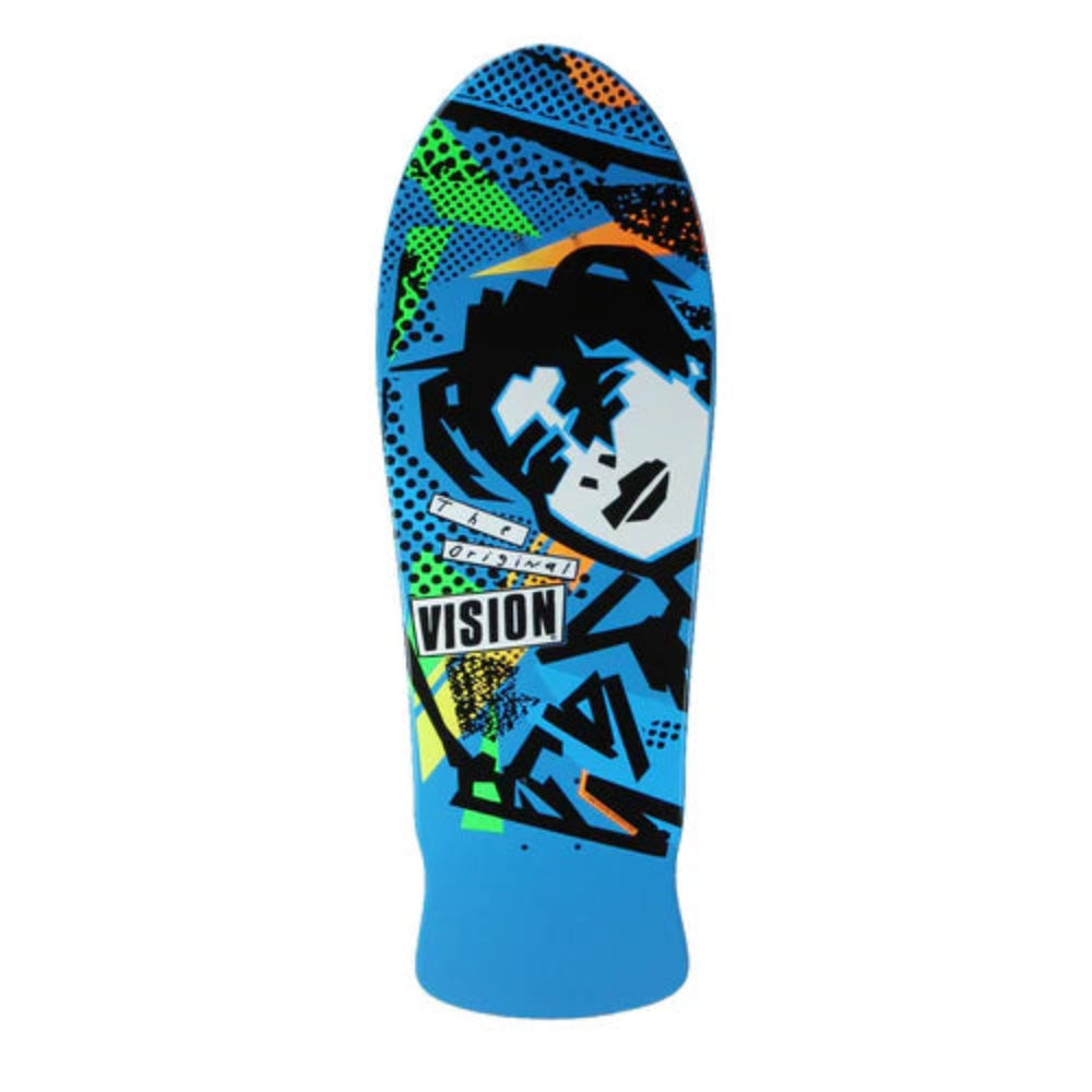 VISION ORIGINAL MARK GONZALES FACES BLUE DECK - 10" x 30"