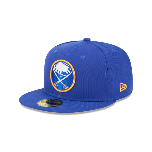 BUFFALO SABRES NEW ERA NHL 59FIFTY BLUE FITTED HAT