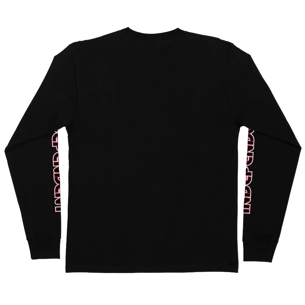 INDEPENDENT BARHOUSE HEAVYWEIGHT L/S T-SHIRT - BLACK