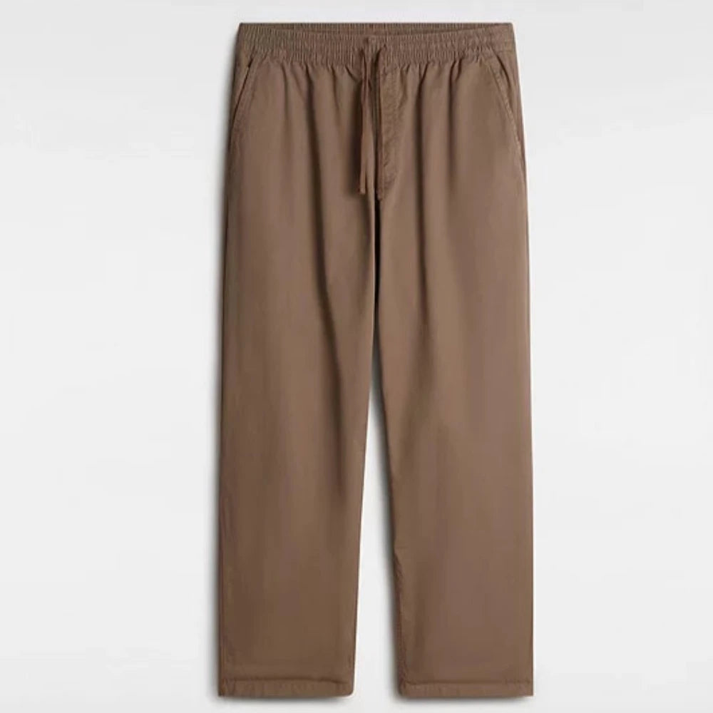 VANS RANGE ELASTIC BAGGY TAPERED PANTS - BROWN