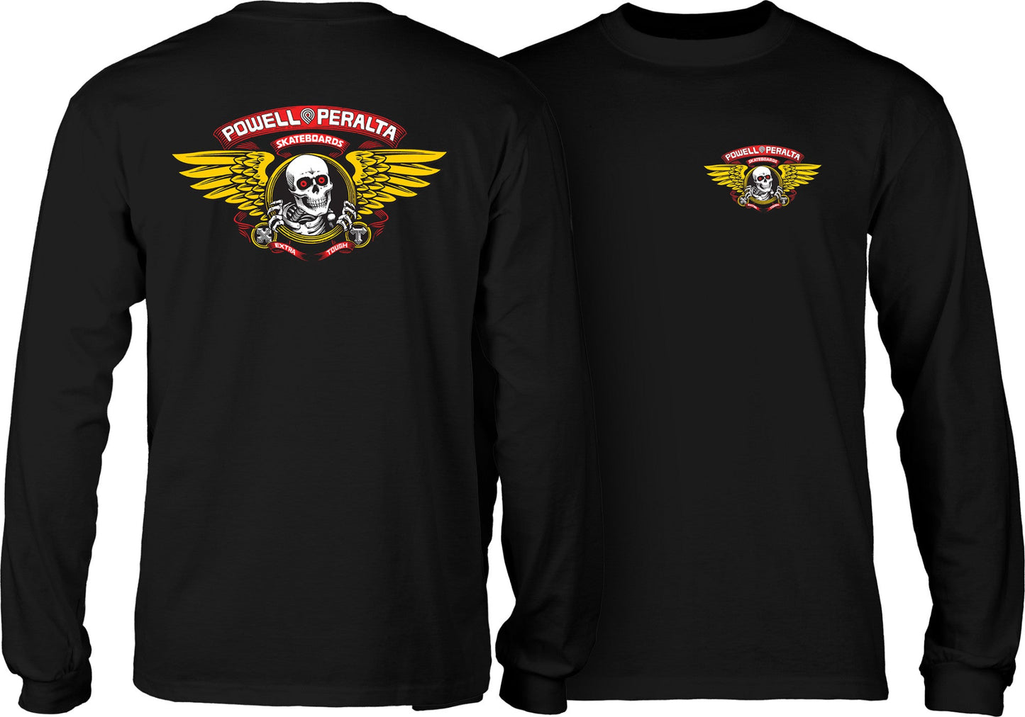 Powell Peralta Winged Ripper Long Sleeve T-shirt Black