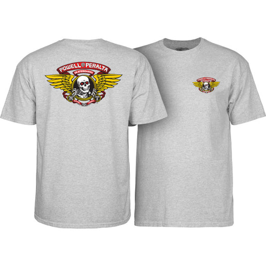 Powell Peralta Winged Ripper T-shirt - Gray