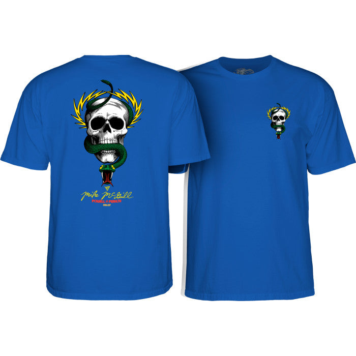 Powell Peralta Mike McGill Skull & Snake T-shirt - Royal Blue