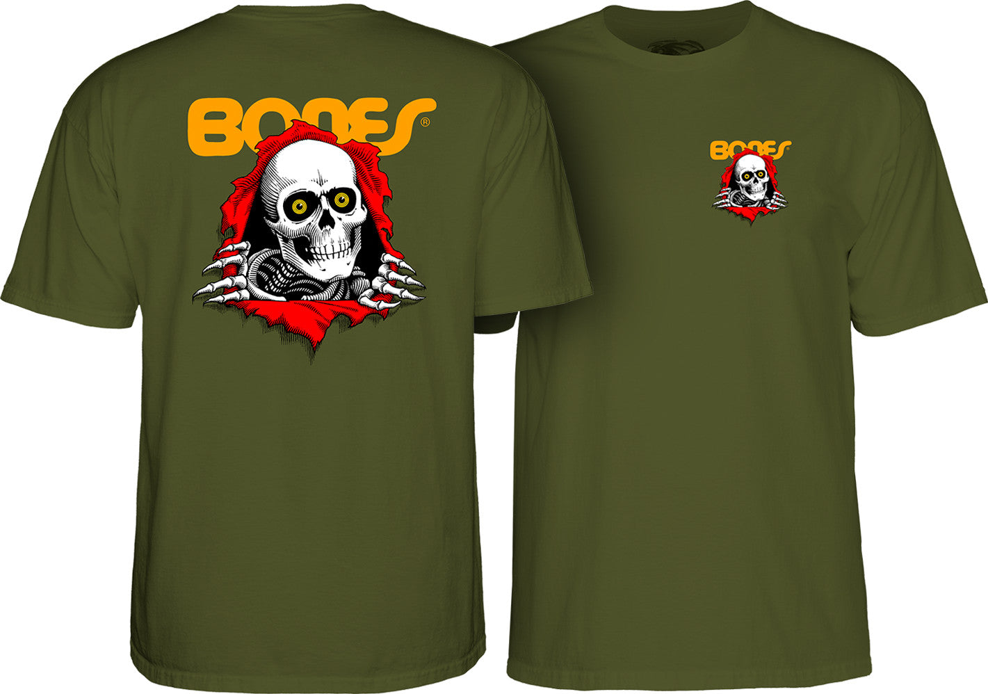 Powell Peralta Ripper T-shirt - Military Green