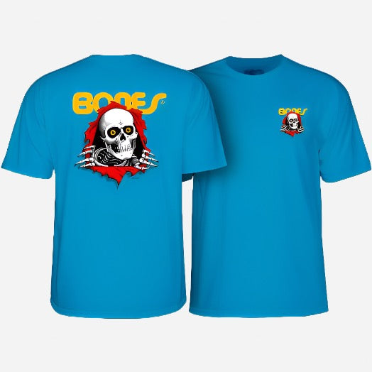 Powell Peralta Kid's Youth Ripper T-shirt- Turquoise