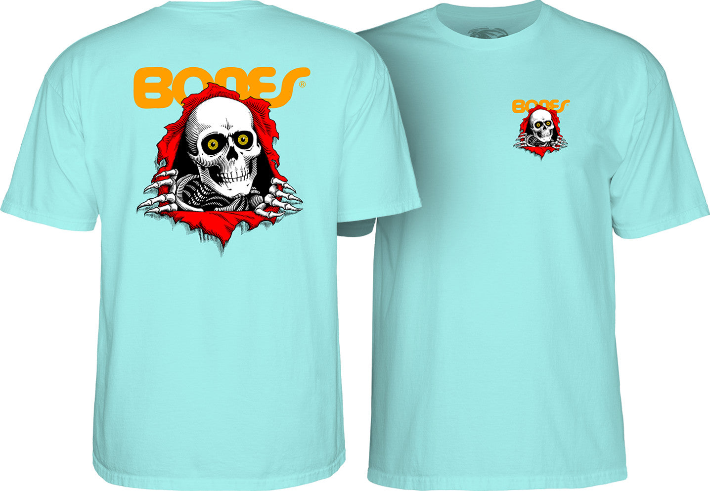 Powell Peralta Ripper T-shirt - Teal Ice