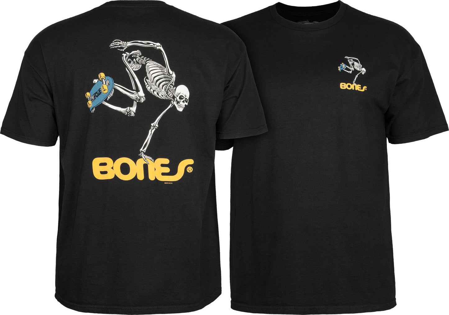 Powell Peralta Skateboarding Skeleton T-Shirt Black