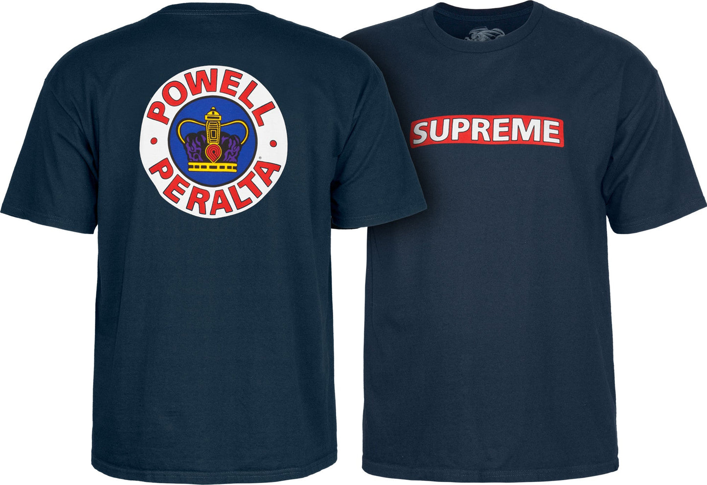 Powell Peralta Supreme T-Shirt- Navy