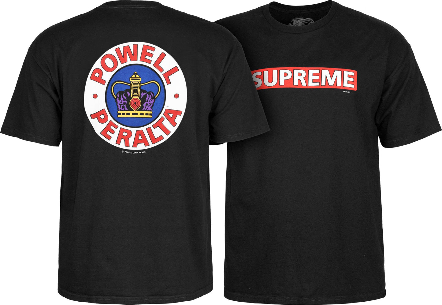 Powell Peralta Supreme T-Shirt- Black