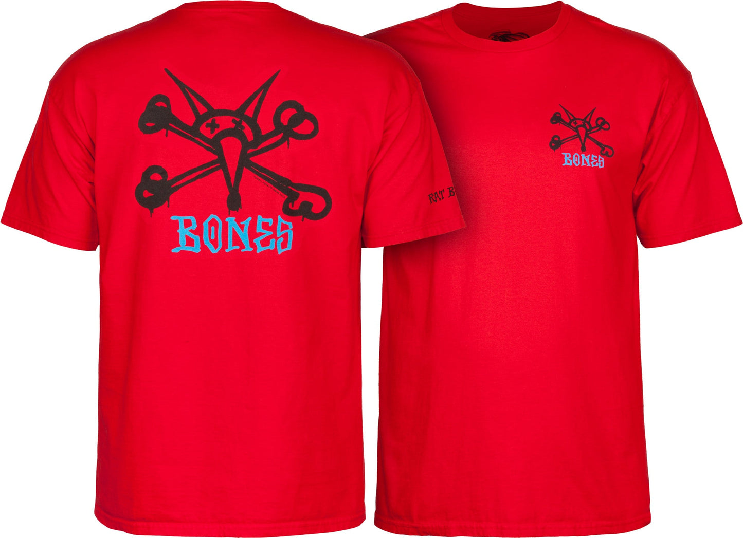 Powell Peralta Rat Bones T-Shirt Red