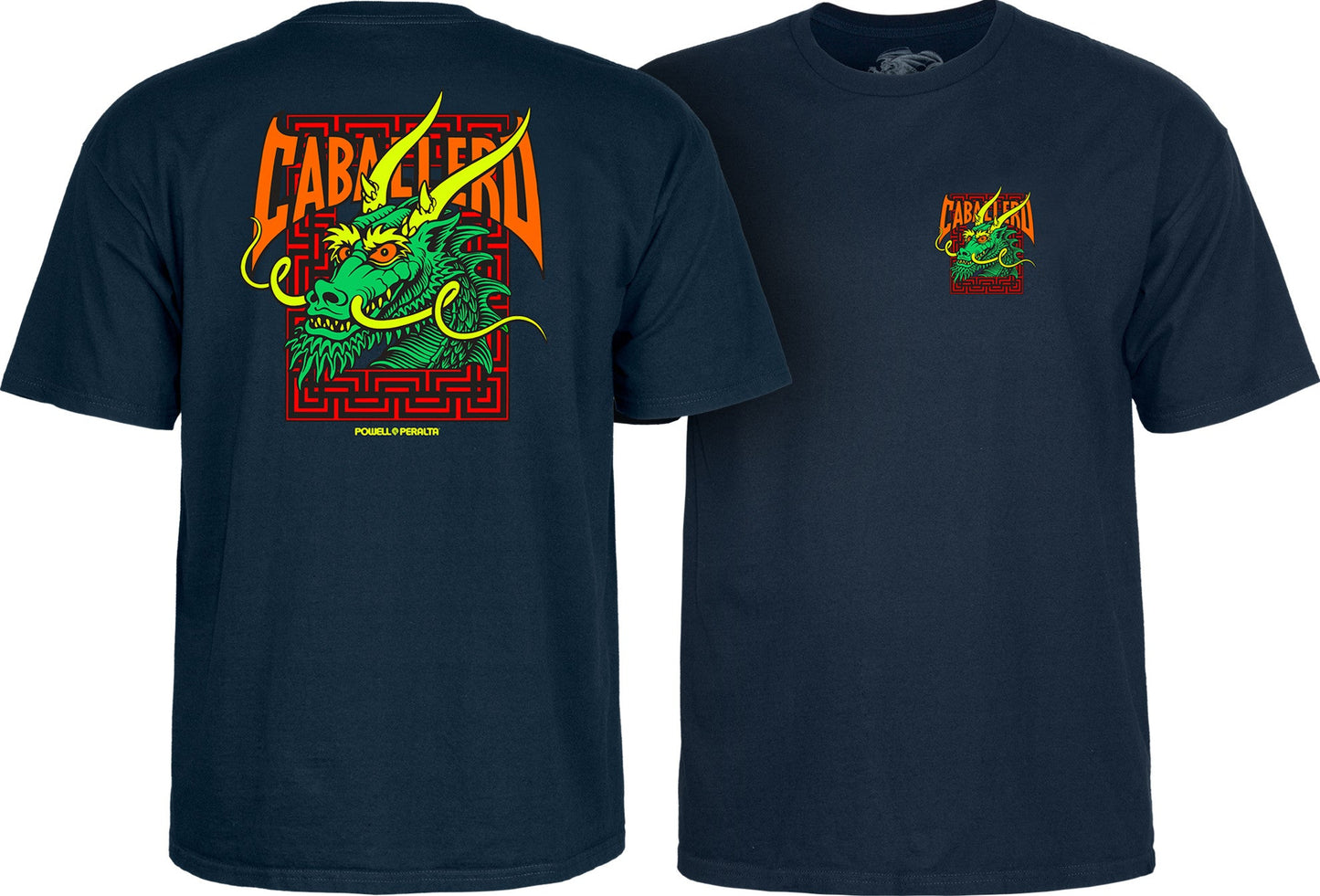 Powell Peralta Steve Caballero Street Dragon T-shirt - Navy