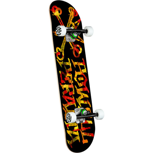 Powell Peralta Vato Rat Leaves Birch Black Complete Skateboard - 7.5 x 28.65