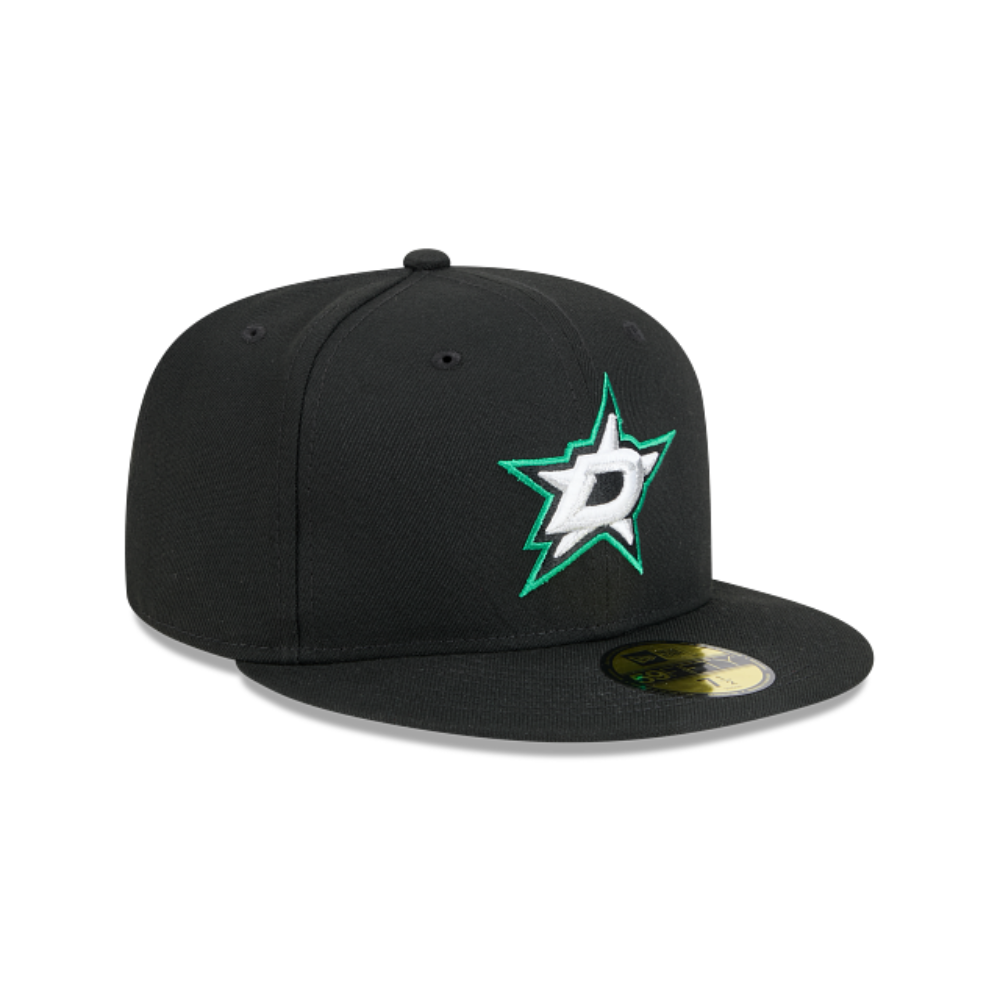 DALLAS STARS NEW ERA NHL 59FIFTY BLACK FITTED HAT