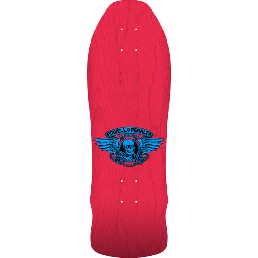 Powell Peralta GeeGah Ripper Reissue Skateboard Deck Red Stain - 9.75 X 30