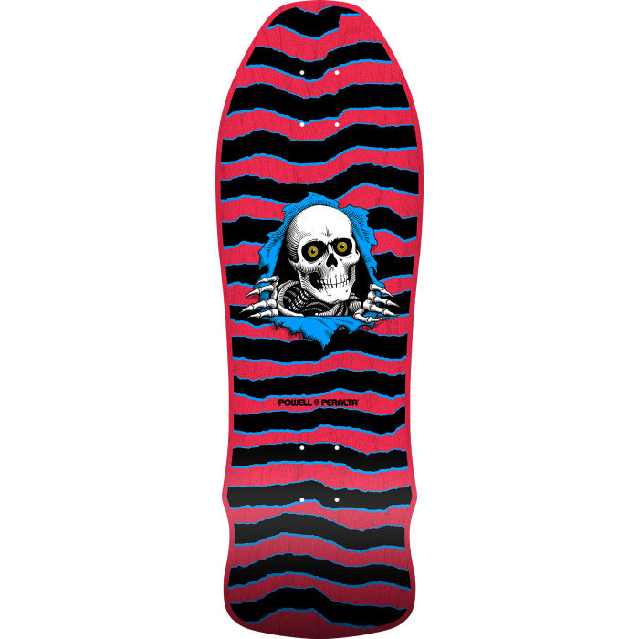 Powell Peralta GeeGah Ripper Reissue Skateboard Deck Red Stain - 9.75 X 30