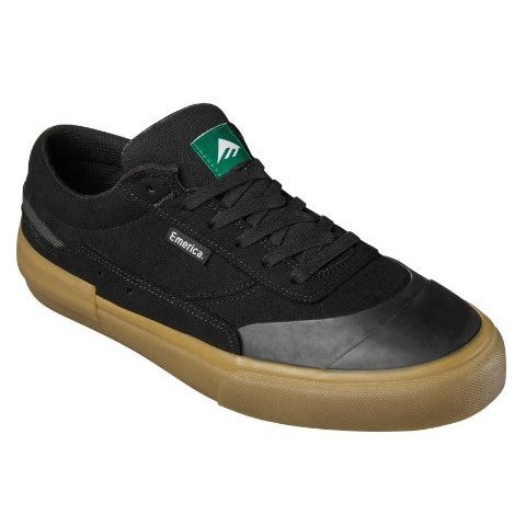 EMERICA VULCANO SKATE SHOE BLACK/GREY/GUM