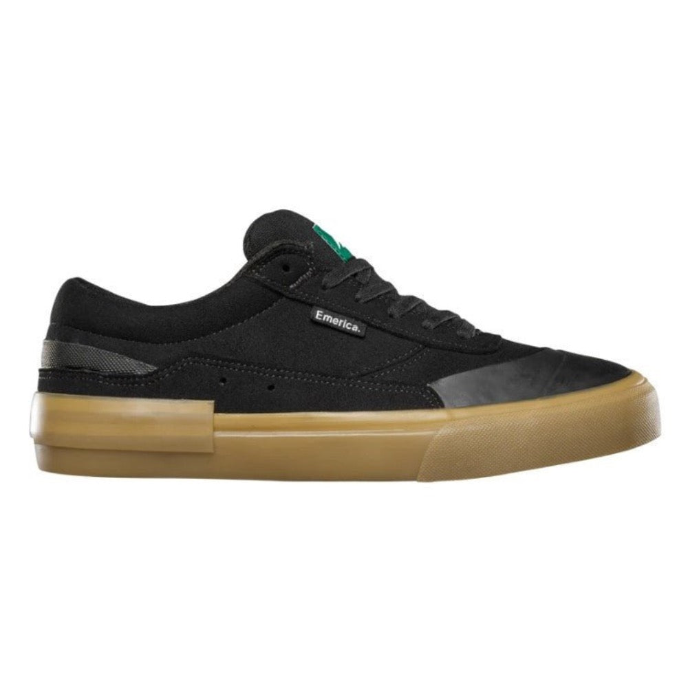 EMERICA VULCANO SKATE SHOE BLACK/GREY/GUM