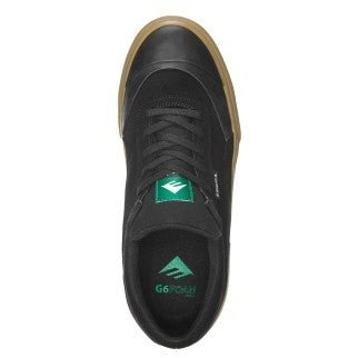 EMERICA VULCANO SKATE SHOE BLACK/GREY/GUM