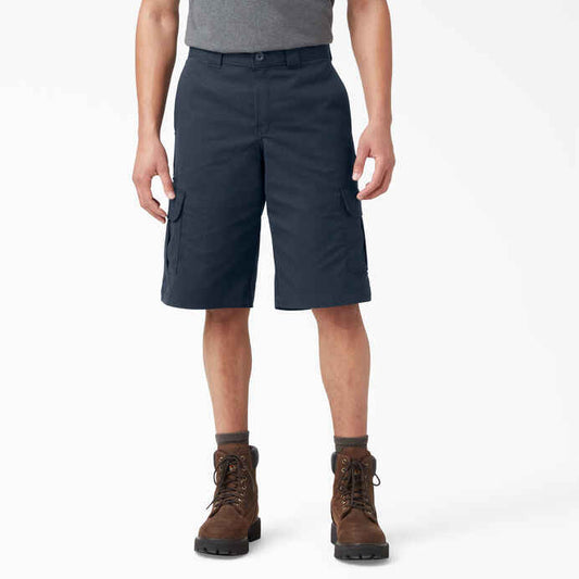 DICKIES RELAXED FIT CARGO SHORTS, 13" - DARK NAVY