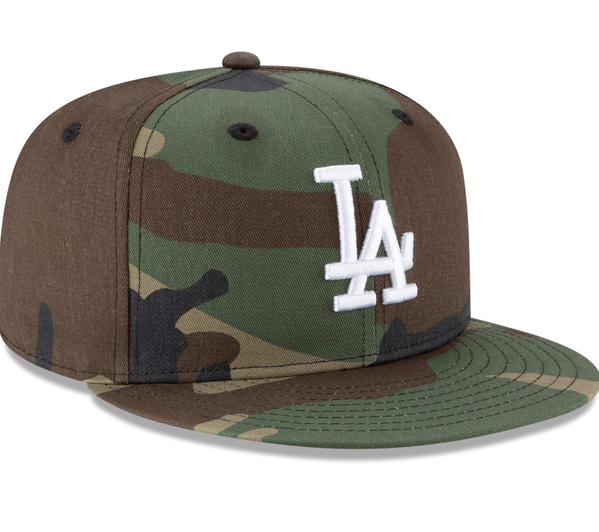 LOS ANGELES DODGERS 9FIFTY NEW ERA CAMO SNAPBACK HAT