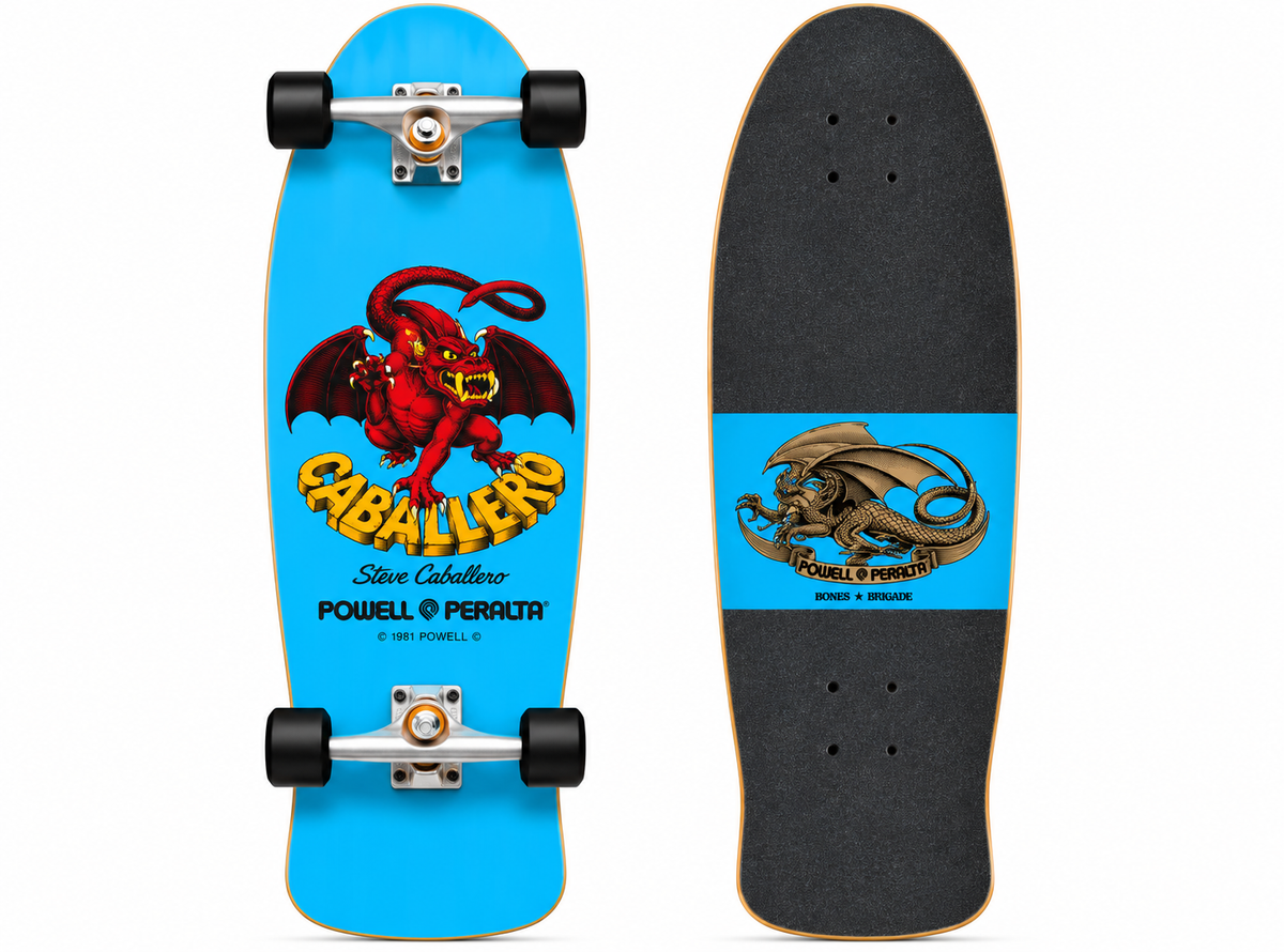 POWELL PERALTA STEVE CABALLERO BONES BRIGADE SERIES 15 LIMITED EDITION CUSTOM COMPLETE - 10.09" x 29.69"