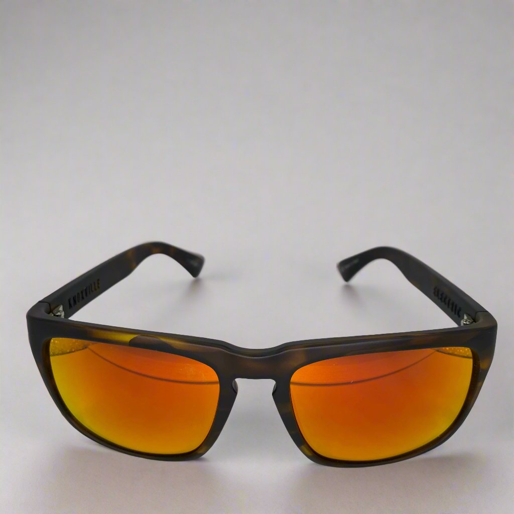 ELECTRIC KNOXVILLE MATTE TORT SUNGLASSES- FIRE CHROME