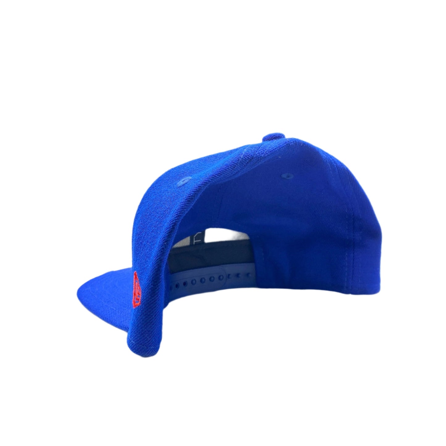 KANSAS JAYHAWKS 9FIFTY NEW ERA BLUE LOGO COLLEGE SNAPBACK HAT