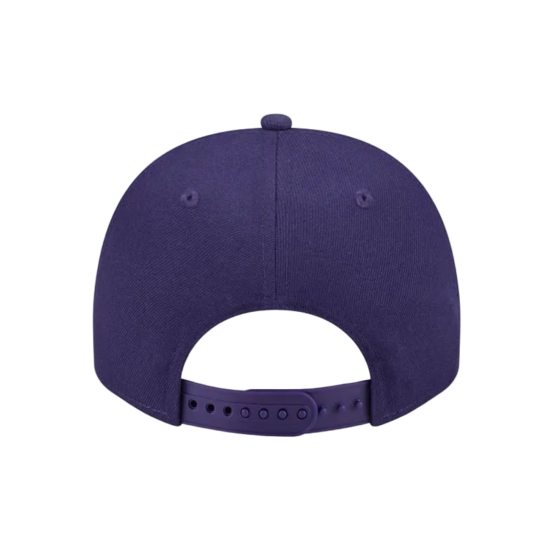 LSU TIGERS 9FIFTY A-FRAME NEW ERA NCAA PURPLE SCRIPT SNAPBACK HAT
