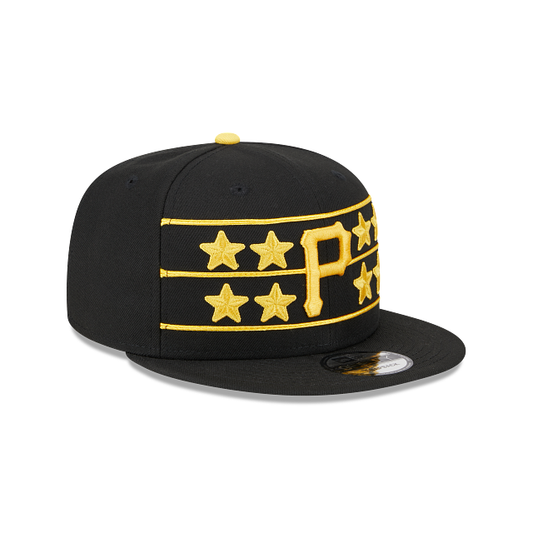 PITTSBURGH PIRATES 9FIFTY MLB NEW ERA BLACK SNAPBACK HAT