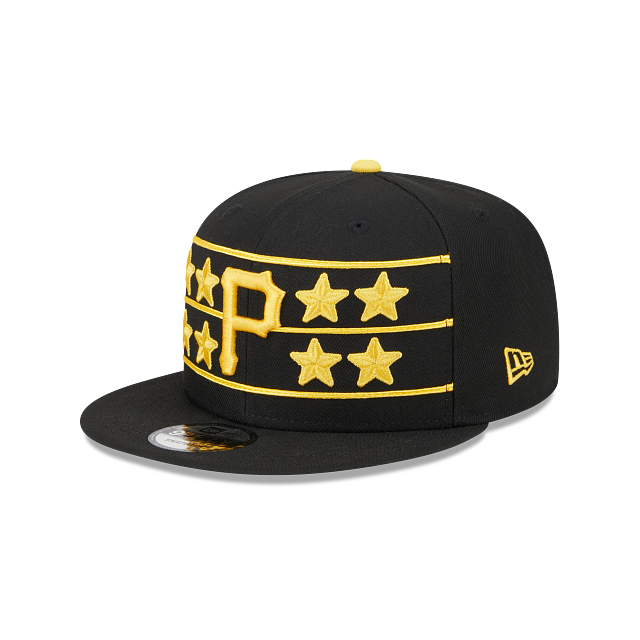 PITTSBURGH PIRATES 9FIFTY MLB NEW ERA BLACK SNAPBACK HAT