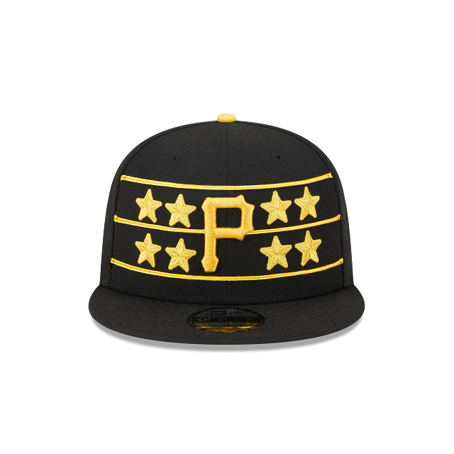 PITTSBURGH PIRATES 9FIFTY MLB NEW ERA BLACK SNAPBACK HAT