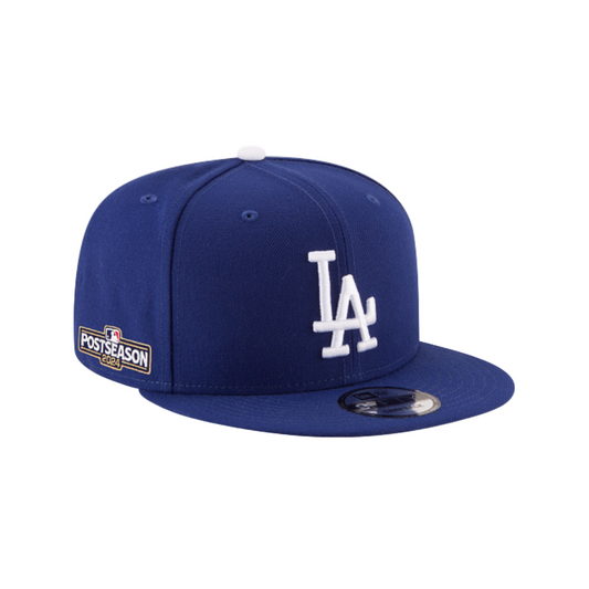 LOS ANGELES DODGERS 9FIFTY POST SEASON 24' PATCH NEW ERA BLUE SNAPBACK HAT