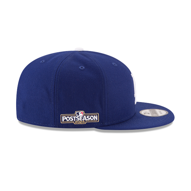 LOS ANGELES DODGERS 9FIFTY POST SEASON 24' PATCH NEW ERA BLUE SNAPBACK HAT