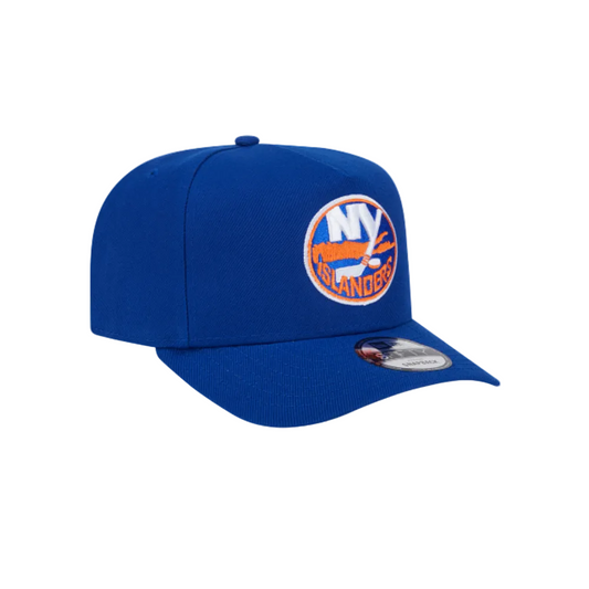 NEW YORK ISLANDERS 9FIFTY NEW ERA A-FRAME BLUE SNAPBACK HAT