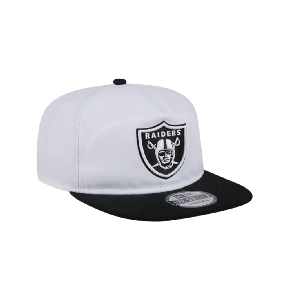 LAS VEGAS RAIDERS 9FIFTY NEW ERA GOLFER TRAINING SNAPBACK HAT