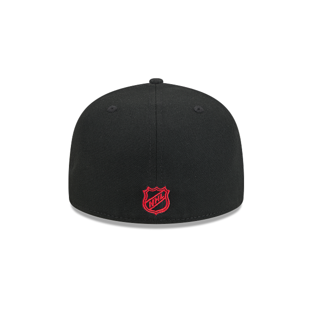 CHICAGO BLACKHAWKS NEW ERA NHL 59FIFTY BLACK FITTED HAT
