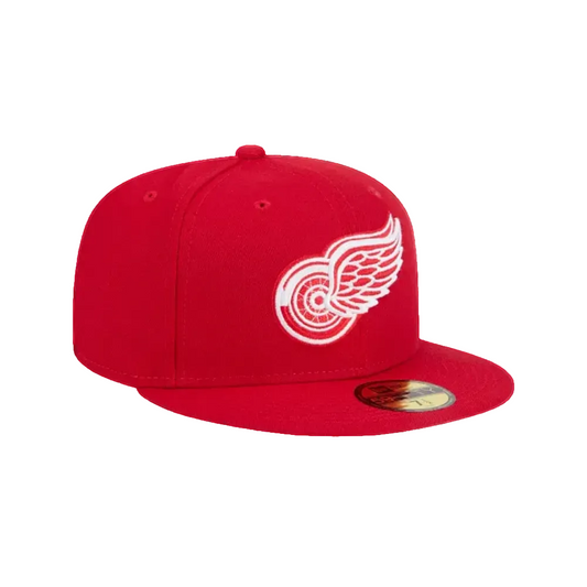 DETROIT REDWINGS NEW ERA NHL 59FIFTY RED FITTED HAT