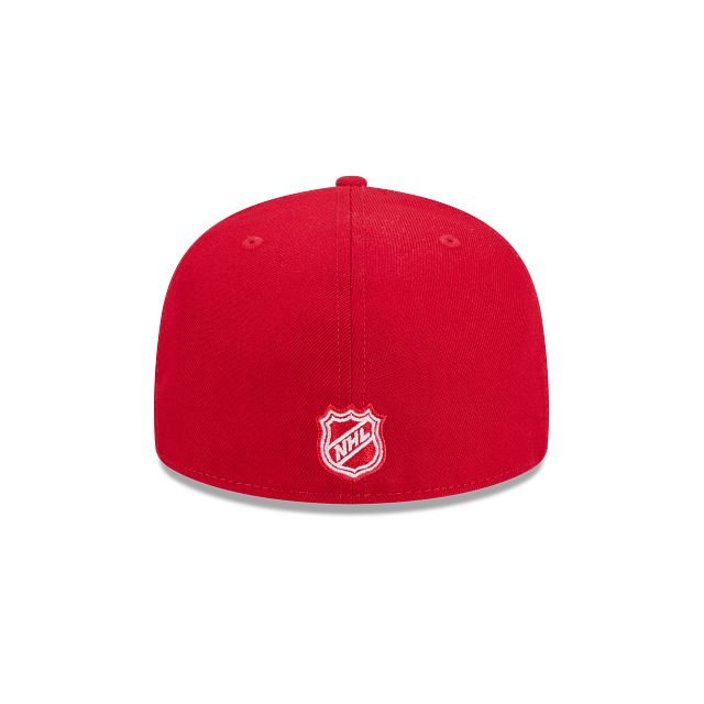 DETROIT REDWINGS NEW ERA NHL 59FIFTY RED FITTED HAT