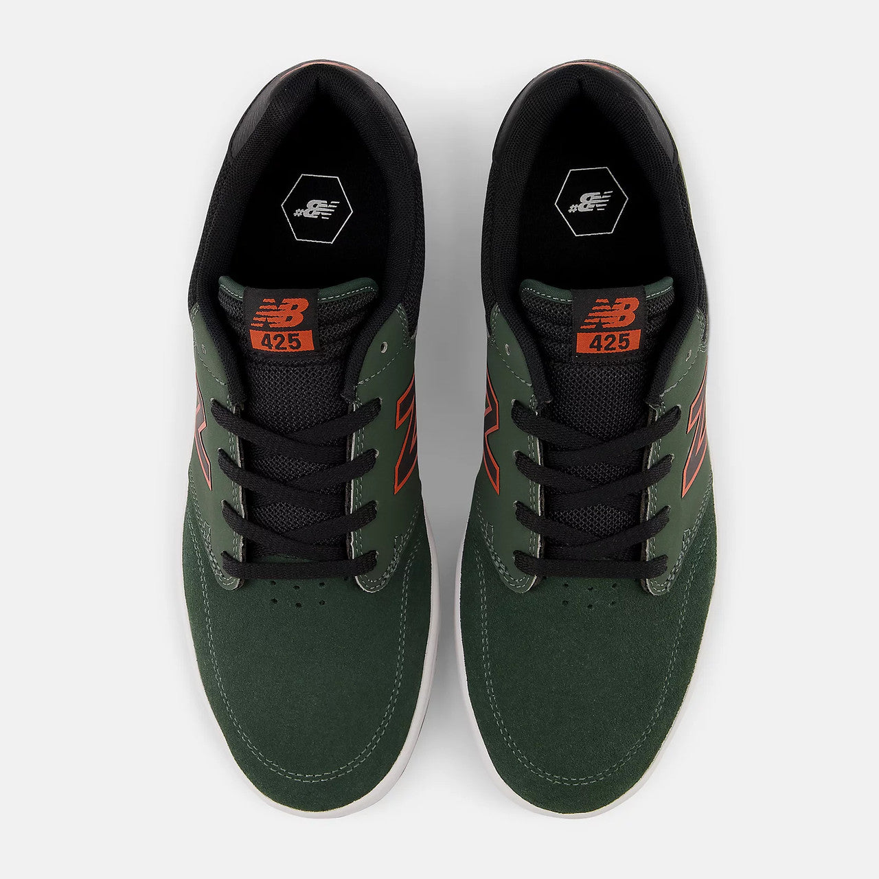 NEW BALANCE NUMERIC 425 GREEN / ORANGE SHOE - 425HNT